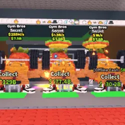 available 1x random Gym Bros 255 - 1.1B s (Секретный персон… — Roblox, лот №220317