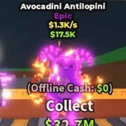 Avocadini Antilopini Galaxy (Эпический персонаж) — Roblox, лот №220338