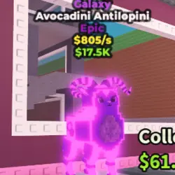 Avocadini Antilopini Galaxy Very RARE (Эпический персонаж) — Roblox, лот №220339