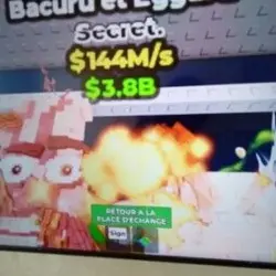 Baccuru and egguru fire 144m (Секретный персонаж) — Roblox, лот №220373