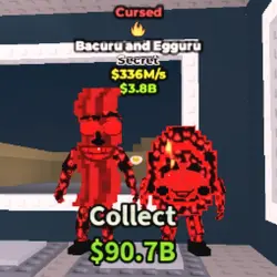 Bacuru and Egguru (1 Straits) [Cursed] 336 M s (Секретный п… — Roblox, лот №220377