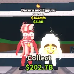 Bacuru And Egguru 144M s - Secret (Секретный персонаж) — Roblox, лот №220380