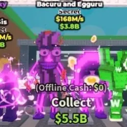 Bacuru and Egguru 168M s Secret (Секретный персонаж) — Roblox, лот №220382
