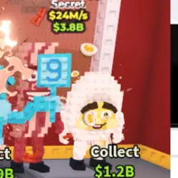 Bacuru and Egguru 24M 2 and 3 Minutoss (Секретный персонаж) — Roblox, лот №220386
