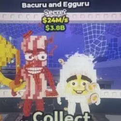 bacuru and egguru 24M s (Секретный персонаж) — Roblox, лот №220387