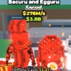 Bacuru and Egguru 276M S Entrega inmediata (Секретный персо… — Roblox, лот №220393
