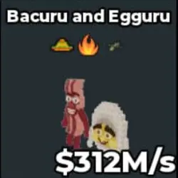 bacuru and egguru 312M s (Секретный персонаж) — Roblox, лот №220396