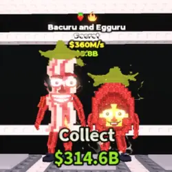 Bacuru and Egguru 360 M s Trait Strawberry (Секретный персо… — Roblox, лот №220400