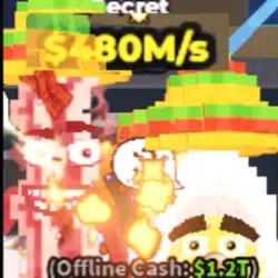 Bacuru and Egguru 480M s secret (Секретный персонаж) — Roblox, лот №220404
