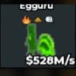 bacuru and egguru 528ms radioactive s4 (Секретный персонаж) — Roblox, лот №220406
