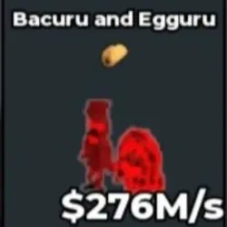 Bacuru and Egguru Cursed 276M s (Секретный персонаж) — Roblox, лот №220416