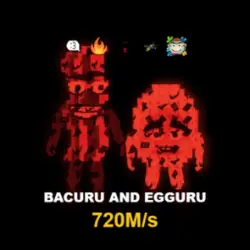 Bacuru and Egguru Cursed 720M s Exclusive - Ultra Rare (Сек… — Roblox, лот №220419