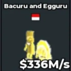 Bacuru and Egguru Divine 336M s (Секретный персонаж) — Roblox, лот №220424