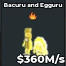Bacuru and Egguru Divine 360M s (Секретный персонаж) — Roblox, лот №220425