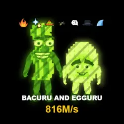 Bacuru and Egguru Radioactive 816M s Exclusive - Ultra Rare… — Roblox, лот №220444