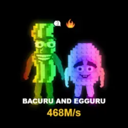 Bacuru and Egguru Rainbow 468M s Exclusive - Ultra Rare (Се… — Roblox, лот №220446