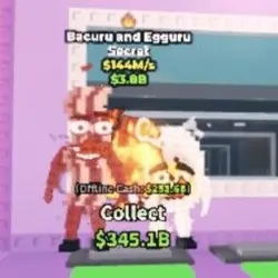 Bacuru and Egguru Secret 144M s (Секретный персонаж) — Roblox, лот №220448