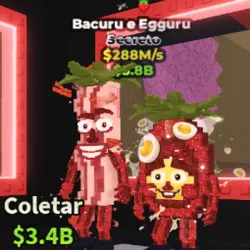 Bacuru and Egguru Strawberry 288M S (Секретный персонаж) — Roblox, лот №220449