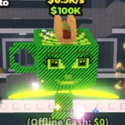 Ballerina Cappuccina RADIOACTIVE (Секретный персонаж) — Roblox, лот №220455