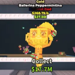 Ballerina Peppermintina Gold 268,7K s (Brainrot God персона… — Roblox, лот №220469