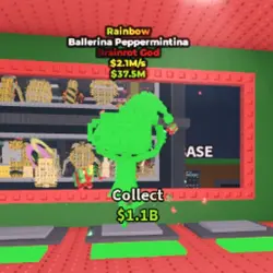 Ballerina Peppermintina Rainbow - 2.1 M s (Brainrot God пер… — Roblox, лот №220477