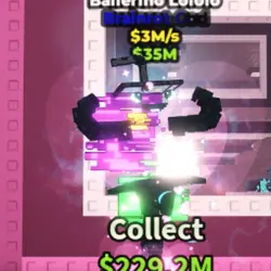 Ballerino Lololo Cyber Very RARE (Brainrot God персонаж) — Roblox, лот №220493