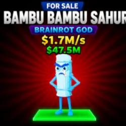 Bambu Bambu Sahur Diamond (Brainrot God персонаж) — Roblox, лот №220557