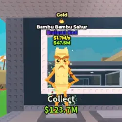 Bambu Bambu sahur Gold 1,7M s (Brainrot God персонаж) — Roblox, лот №220560