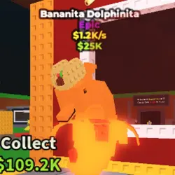 Bananita Dolphinita Lava Very RARE (Эпический персонаж) — Roblox, лот №220581