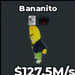 Bananito 391 (Секретный персонаж) — Roblox, лот №220617