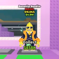 Bananito Bandito 16.5 K s (Мифический персонаж) — Roblox, лот №220628