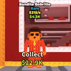Bandito Bobritto Lava Very RARE (Редкий персонаж) — Roblox, лот №220676