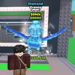 BASE Diamond Granny! Exclusive brain rot (Секретный персона… — Roblox, лот №220644