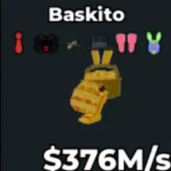Baskito - Gold 376m s V59 (Секретный персонаж) — Roblox, лот №220673
