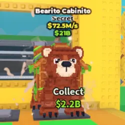 Bearito Cabinito (Секретный персонаж) — Roblox, лот №220700