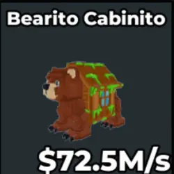 Bearito Cabinito (72.5 M s) (Секретный персонаж) — Roblox, лот №220702