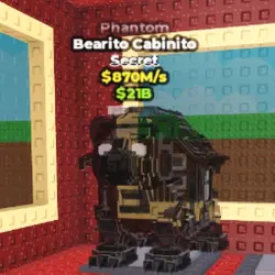 Bearito Cabinito Phantom SUPER RARE (Секретный персонаж) — Roblox, лот №220723