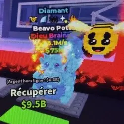 Beavo potto Diamond 5 traits (Brainrot God персонаж) — Roblox, лот №220736