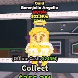 Berenjello Angello Gold 22.5 k s (Мифический персонаж) — Roblox, лот №220775