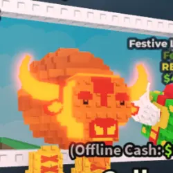 Bisone Giuppitere LAVA (Секретный персонаж) — Roblox, лот №220818