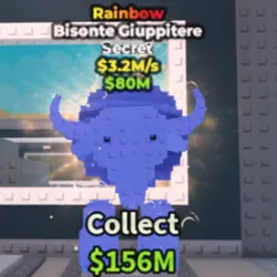 Bisonte Giuppitere [Rainbow] 3.2 M s (Секретный персонаж) — Roblox, лот №220831