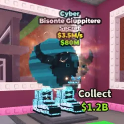 Bisonte Giuppitere Cyber Very RARE (Секретный персонаж) — Roblox, лот №220838