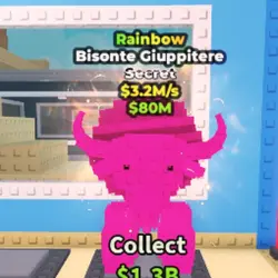Bisonte Giuppitere Rainbow 3,2M s (Секретный персонаж) — Roblox, лот №220843
