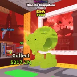 Bisonte Giuppitere Rainbow Very RARE (Секретный персонаж) — Roblox, лот №220844