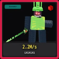 Bloodrot 1x1x1x1 2.2M s (Секретный персонаж) — Roblox, лот №220878