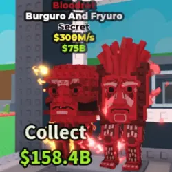 Bloodrot Burguro And Fryuro (Секретный персонаж) — Roblox, лот №220890