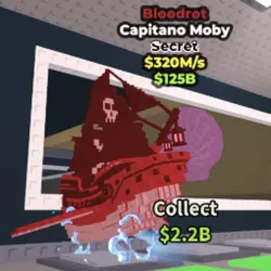 Bloodrot Capitano Moby (Секретный персонаж) — Roblox, лот №220860