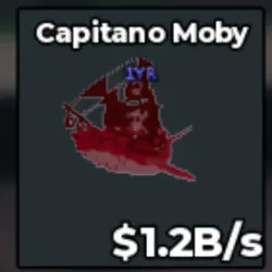Bloodrot Capitano Moby 1.2B s lynu (Секретный персонаж) — Roblox, лот №220861