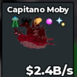 Bloodrot Capitano Moby 2.4B s lynu (Секретный персонаж) — Roblox, лот №220864