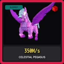 Bloodrot Celestial Pegasus 350M s (Секретный персонаж) — Roblox, лот №220902